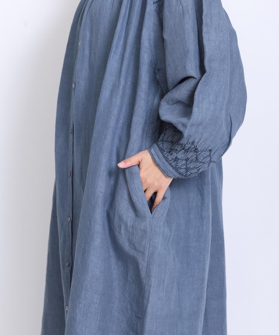 tumuguワンピース ツムグ 新品　27280円　ストッキングコットンリネン