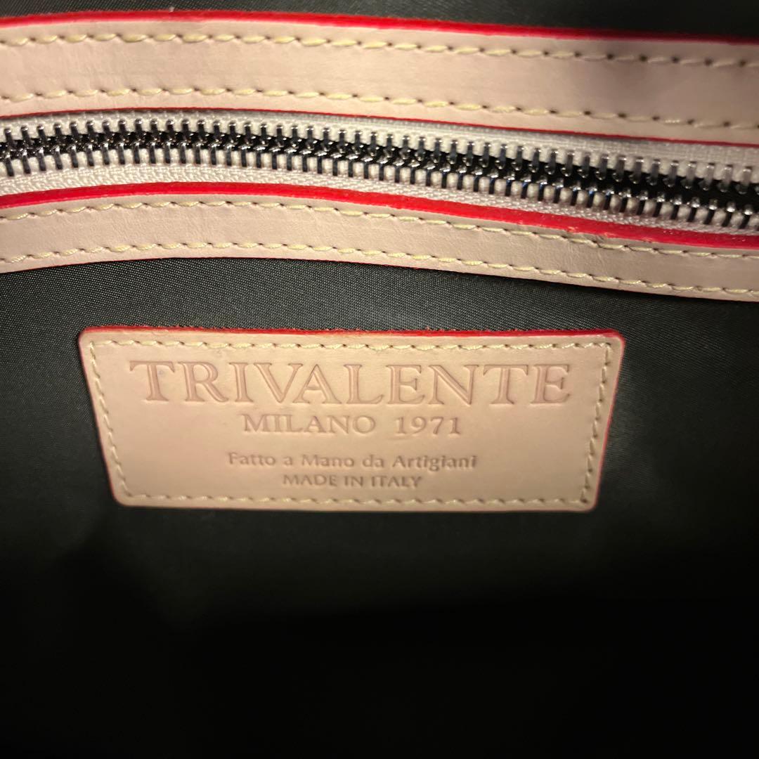 TRIVALENTE レザー ボストンバッグ