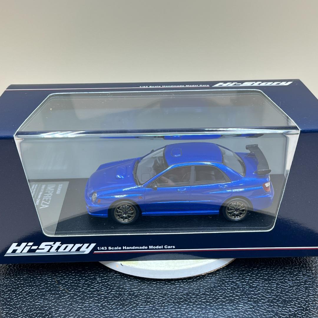 1/43 ハイストーリー インプレッサ S202 sti 2002 青