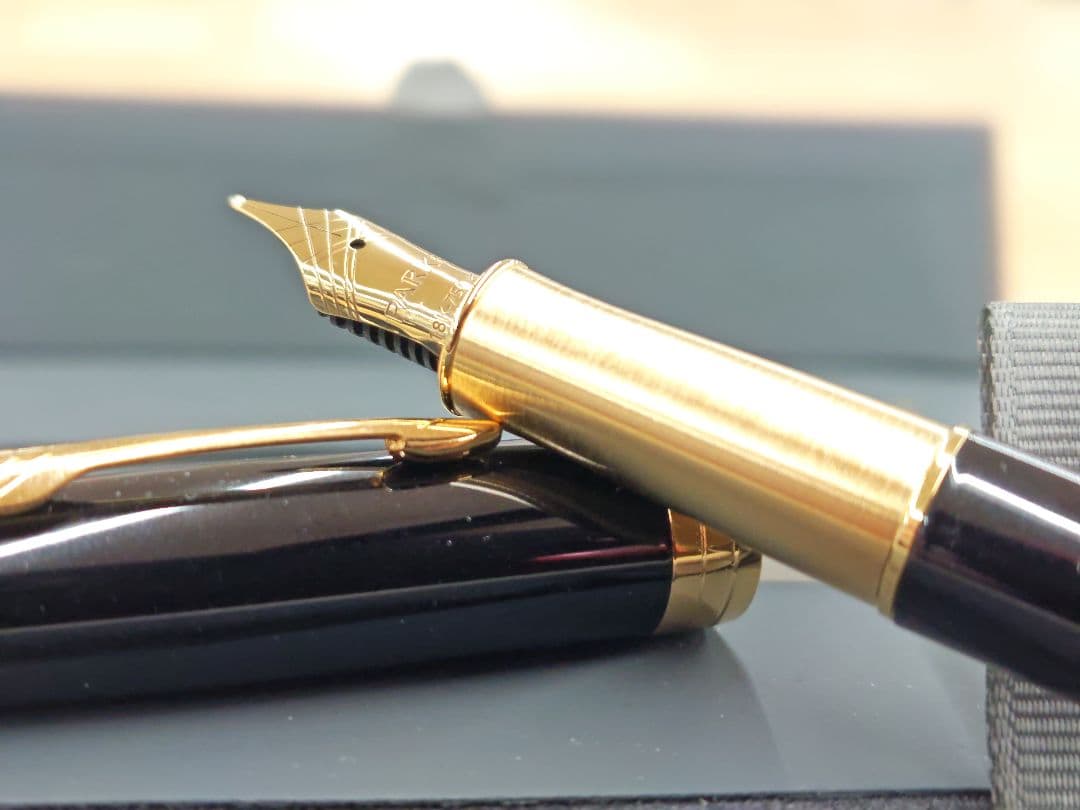 Parker Sonnet 万年筆 黒・金