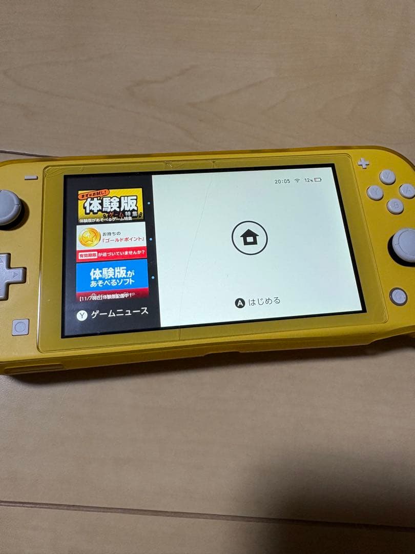 Nintendo Switch Lite イエロー 本体、箱、充電器付き