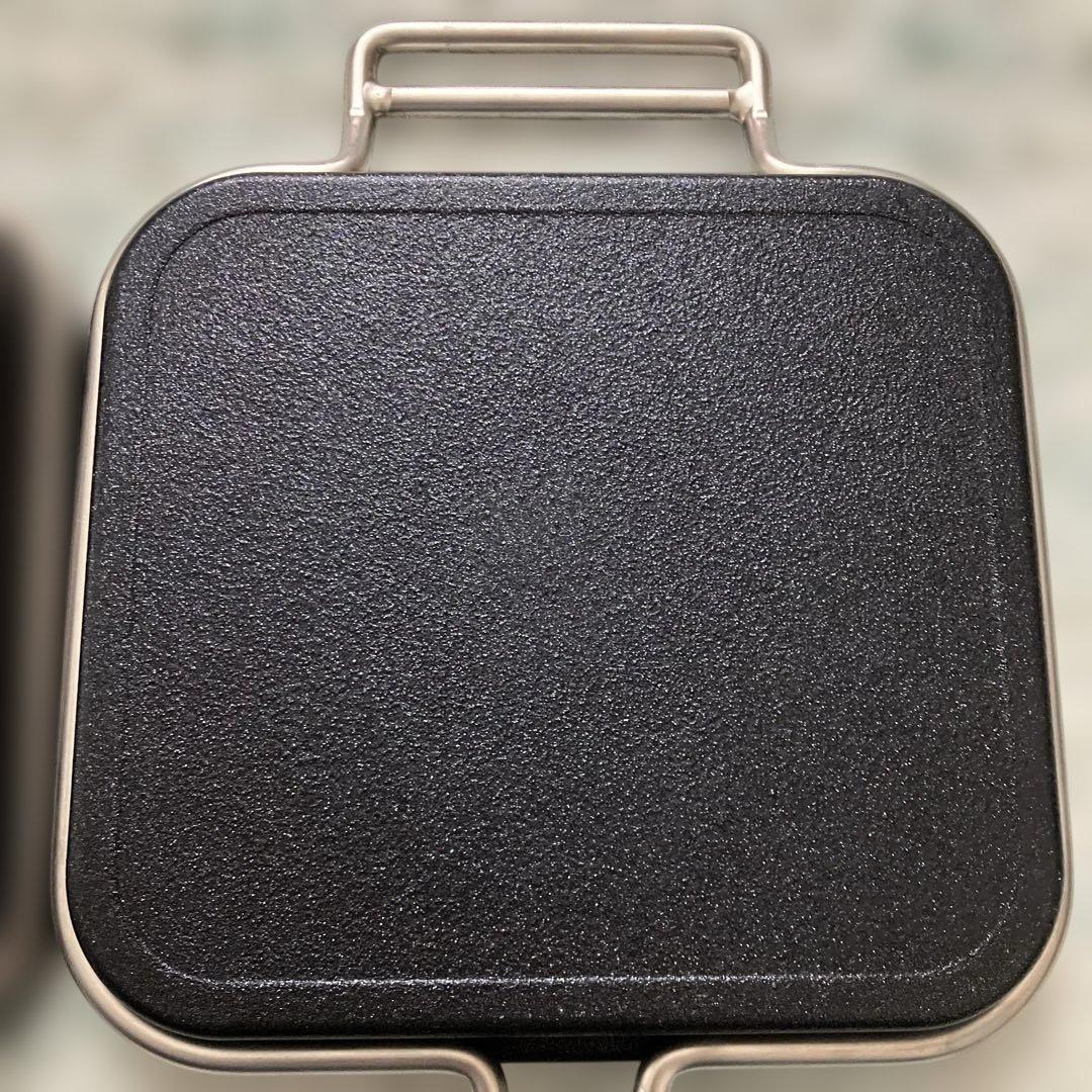 家事問屋 アルミ製 スクエア型 ホットサンドメーカー