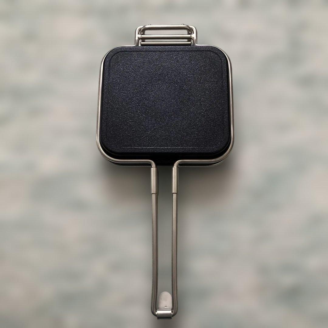 家事問屋 アルミ製 スクエア型 ホットサンドメーカー