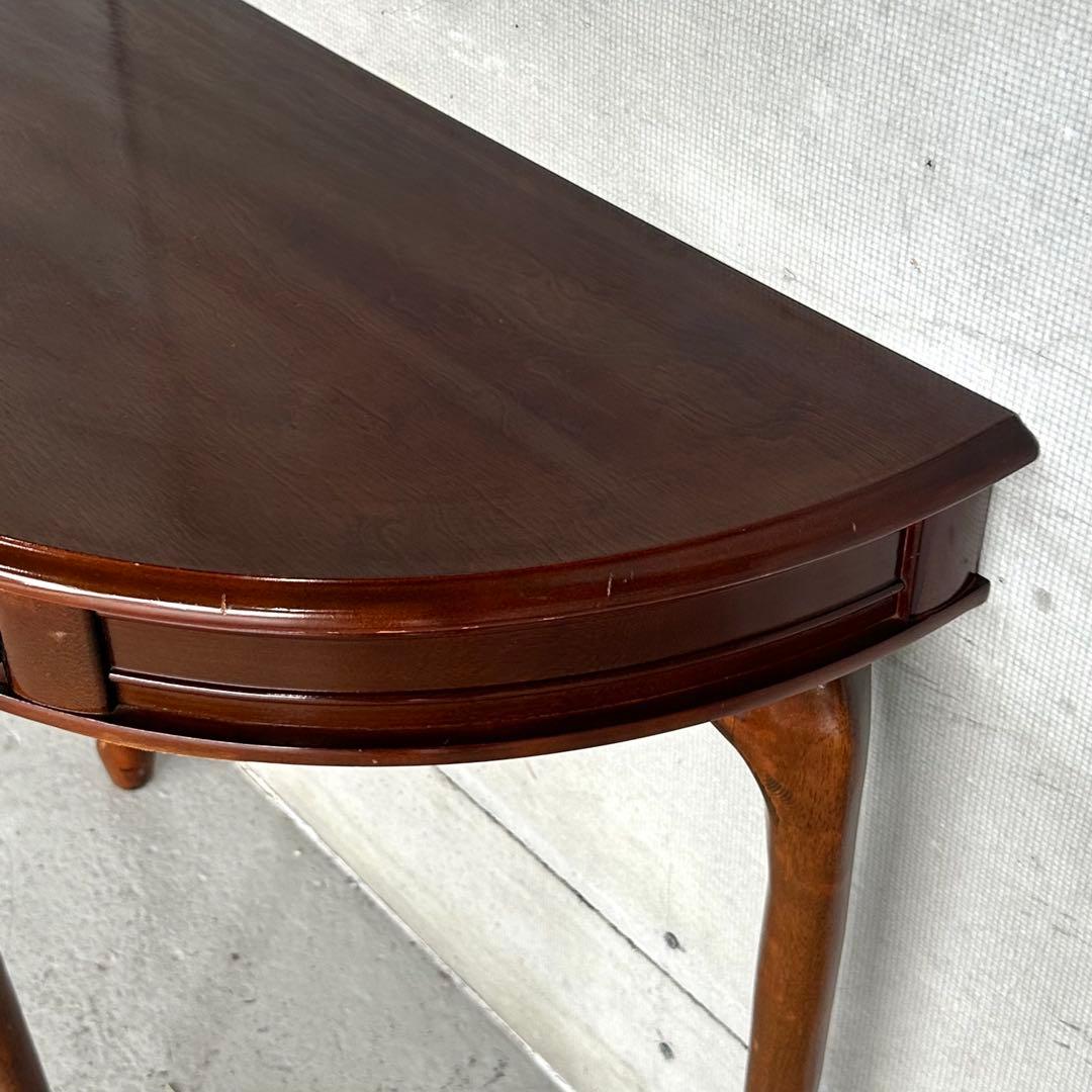 ★90s★猫脚 半円コンソールテーブル｜COGIT｜電話台｜花台｜クラシック家具