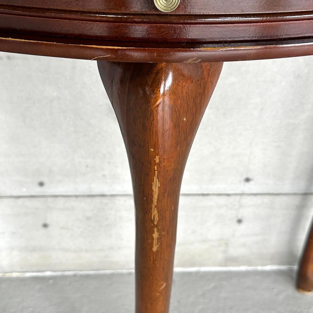 ★90s★猫脚 半円コンソールテーブル｜COGIT｜電話台｜花台｜クラシック家具