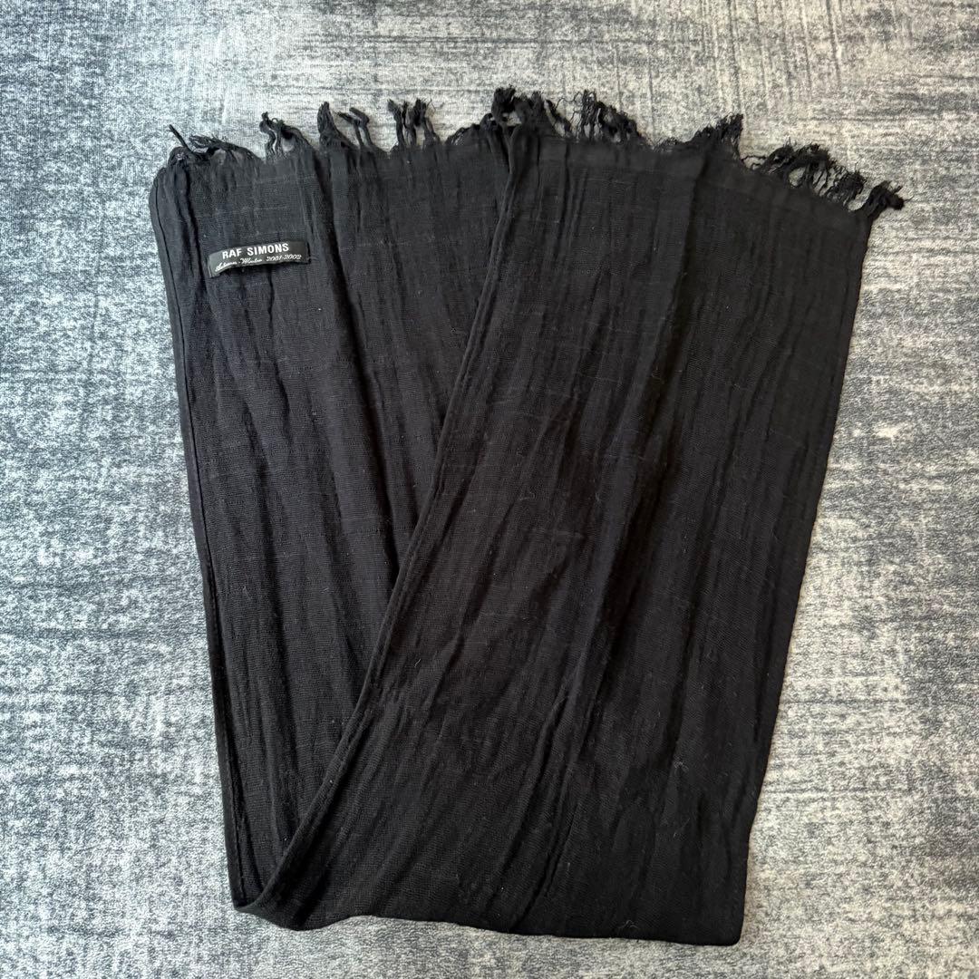 Raf Simons 01-02AW Riots期　マフラー　アーカイブ