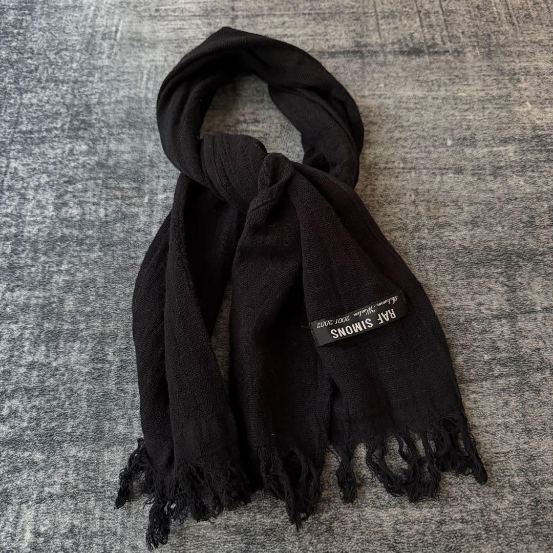 Raf Simons 01-02AW Riots期　マフラー　アーカイブ