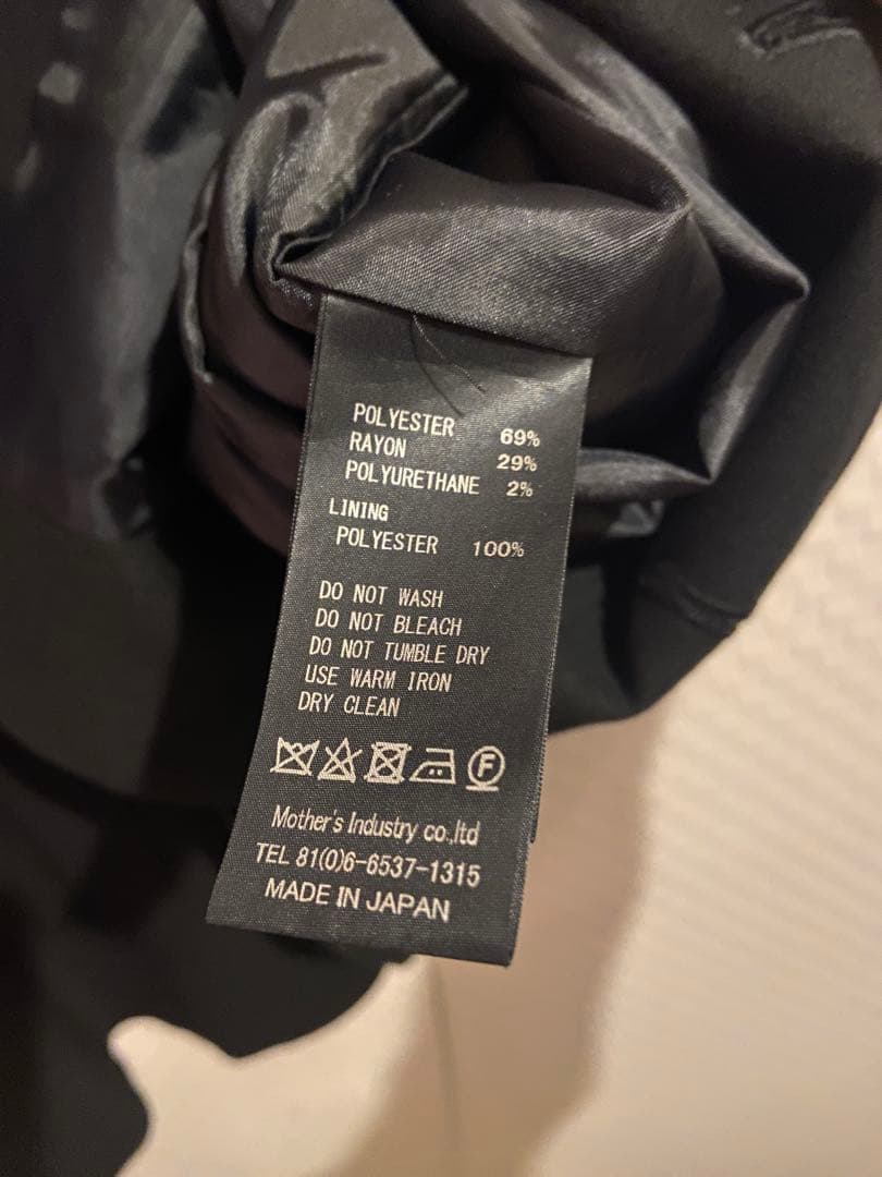 ちょこ　ブラック テーラードジャケット　mizuiroind