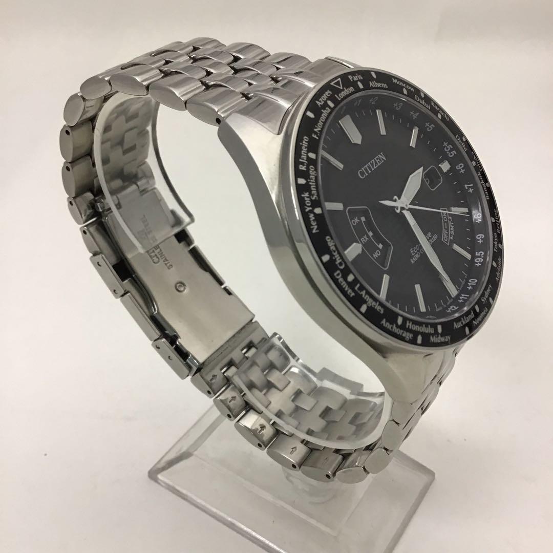 ‼️CITIZENシチズン‼️Eco-Drive ソーラー電波時計 ブレス長い