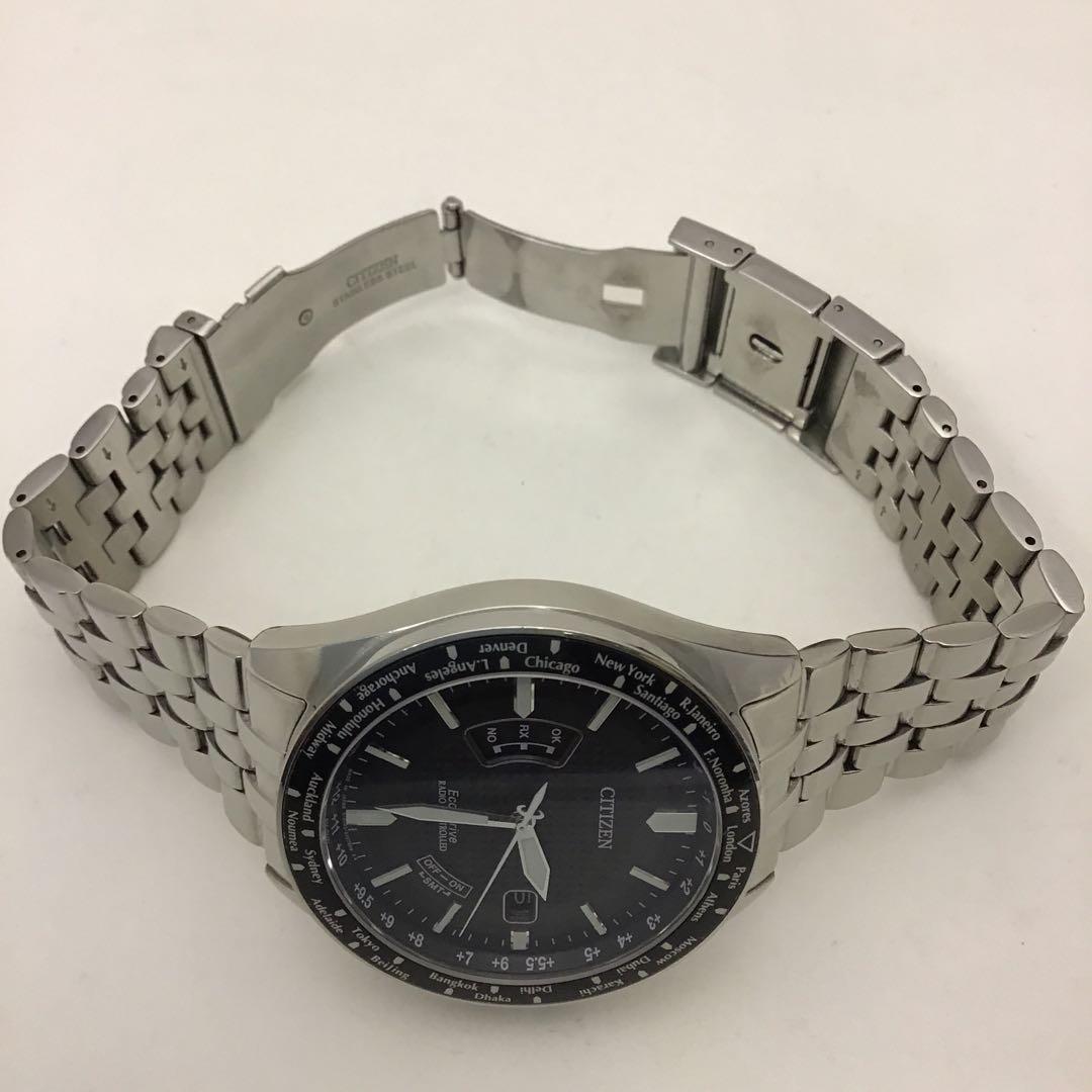 ‼️CITIZENシチズン‼️Eco-Drive ソーラー電波時計 ブレス長い