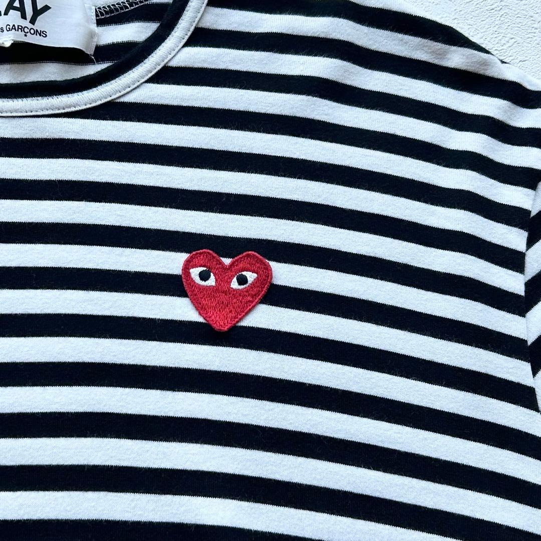 コムデギャルソンプレイ ボーダー ロンT XXL AZ-T164 日本製