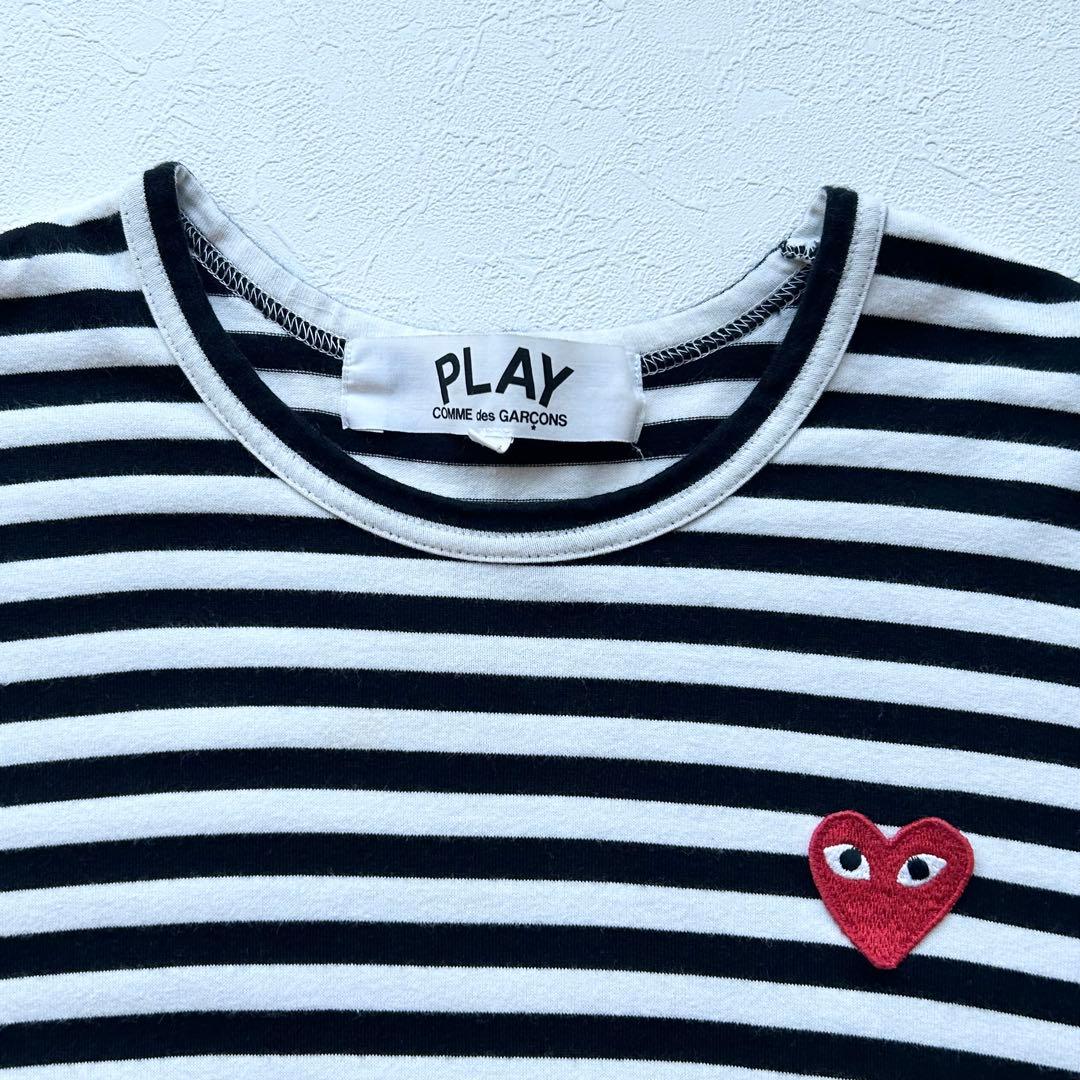 コムデギャルソンプレイ ボーダー ロンT XXL AZ-T164 日本製