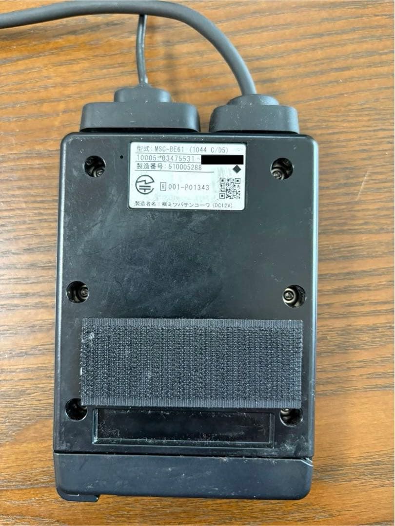 MITSUBA バイク用 ETC車載器 MSC-BE61 動作確認済