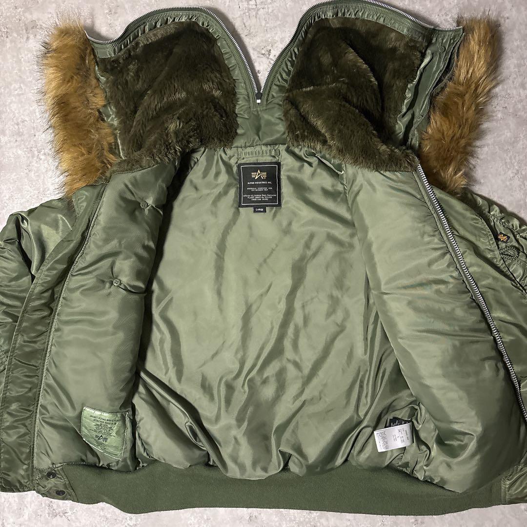 美品✨️alpha n2b n-2b flight jacket 短丈large