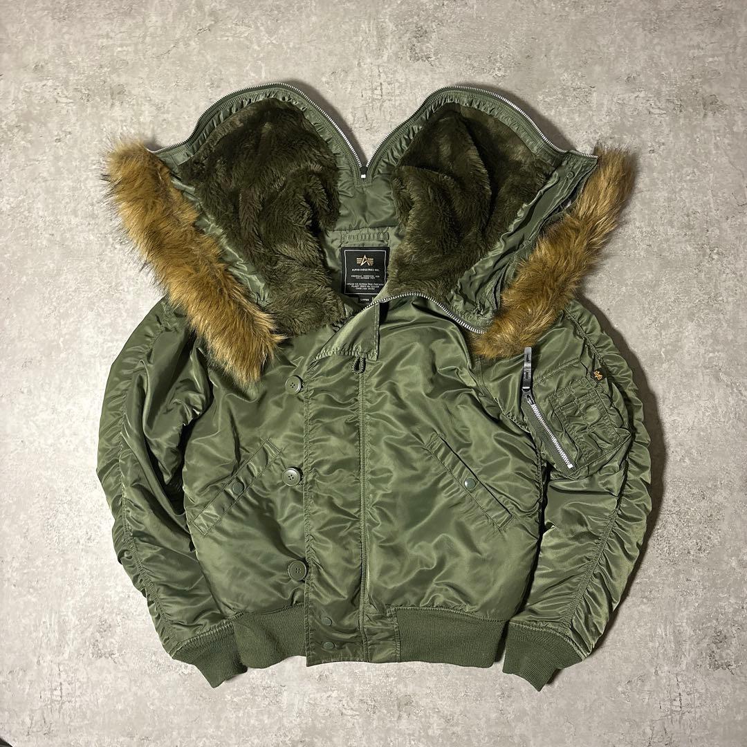 美品✨️alpha n2b n-2b flight jacket 短丈large
