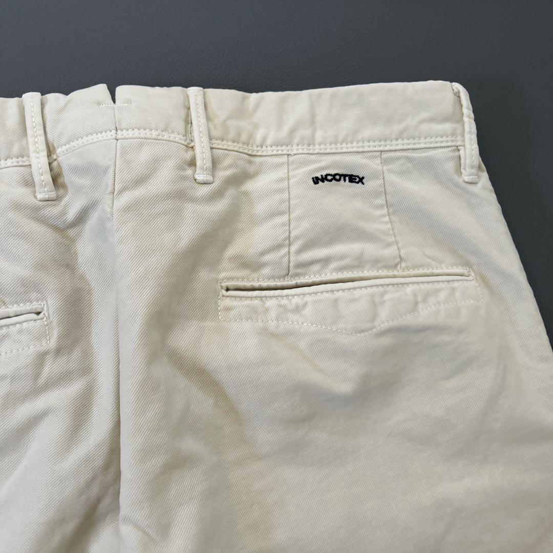 INCOTEX SLACKS 100型 コットンストレッチ M-L相当＊定番人気