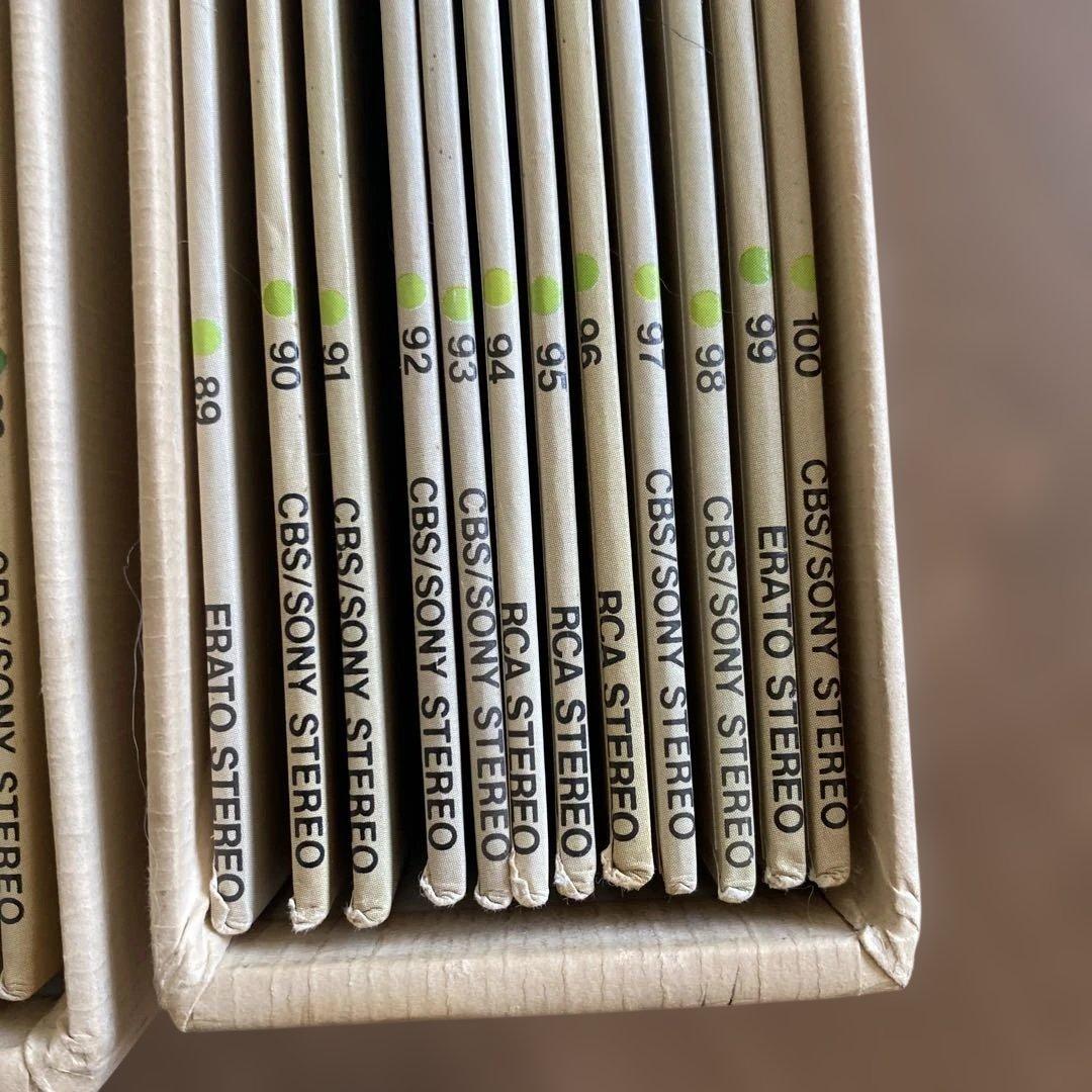 【送料無料】CBSソニー 世界クラシックLPレコードボックスセット全100枚＋α