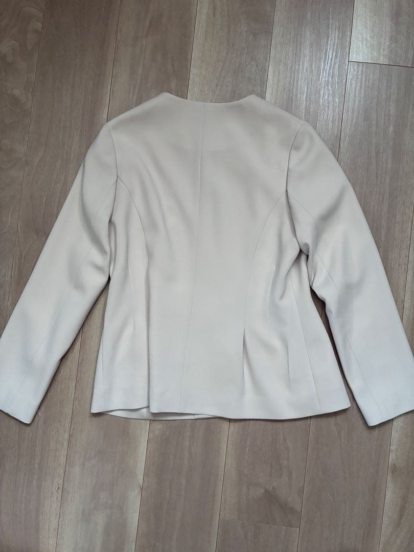 デミルクスビームス　トリアセテートぺプラムジャケット