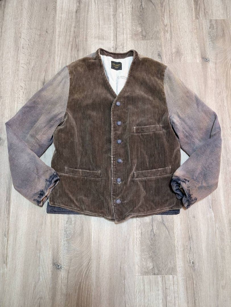 定価約7万【by GLAD HAND】MigrantJacketNoCollar