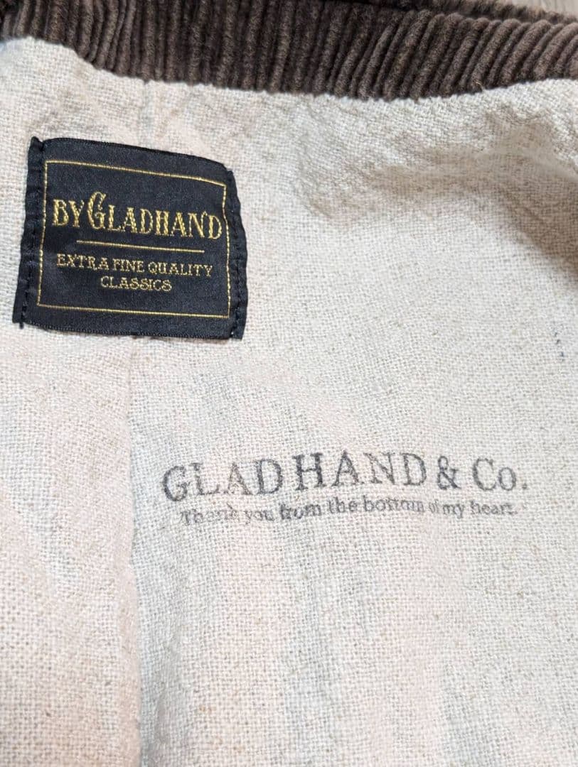 定価約7万【by GLAD HAND】MigrantJacketNoCollar