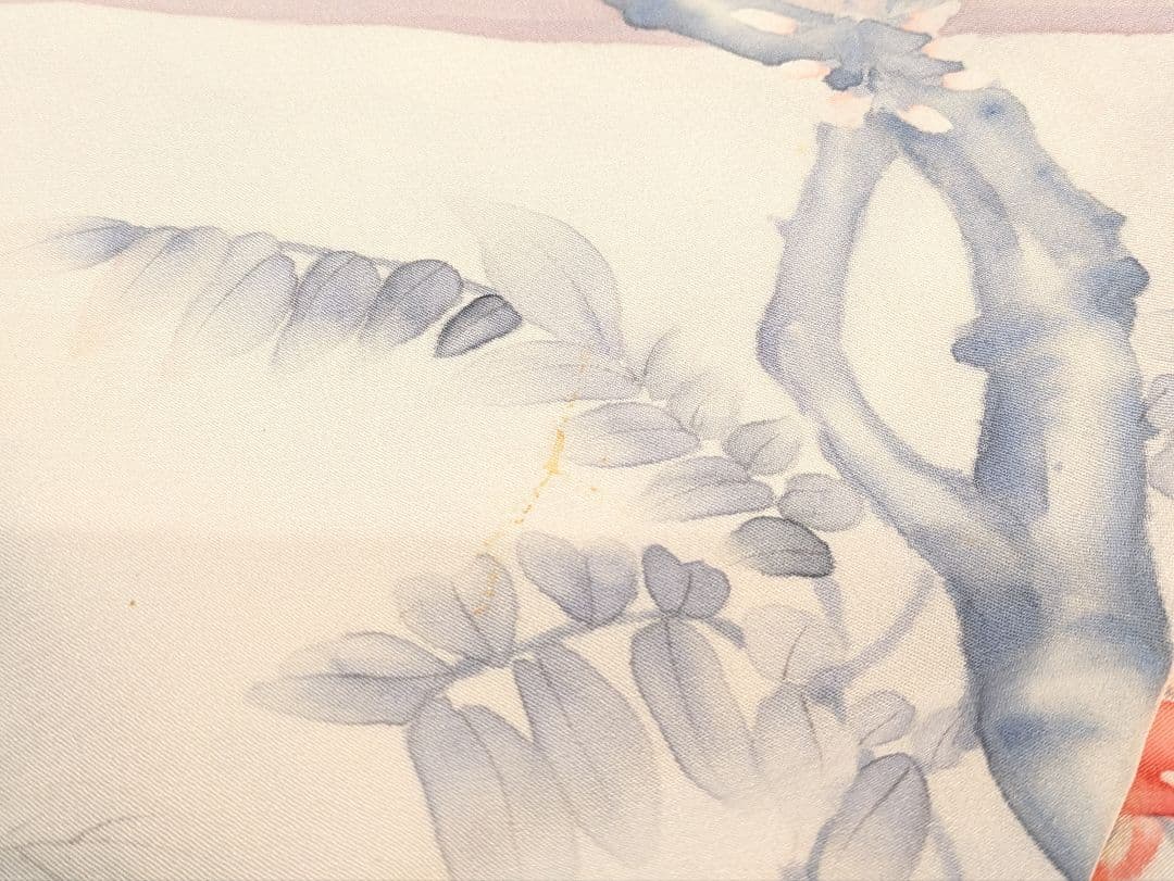 Rainbow 振袖フルセット 身丈172裄65 手描き 白系 成人式