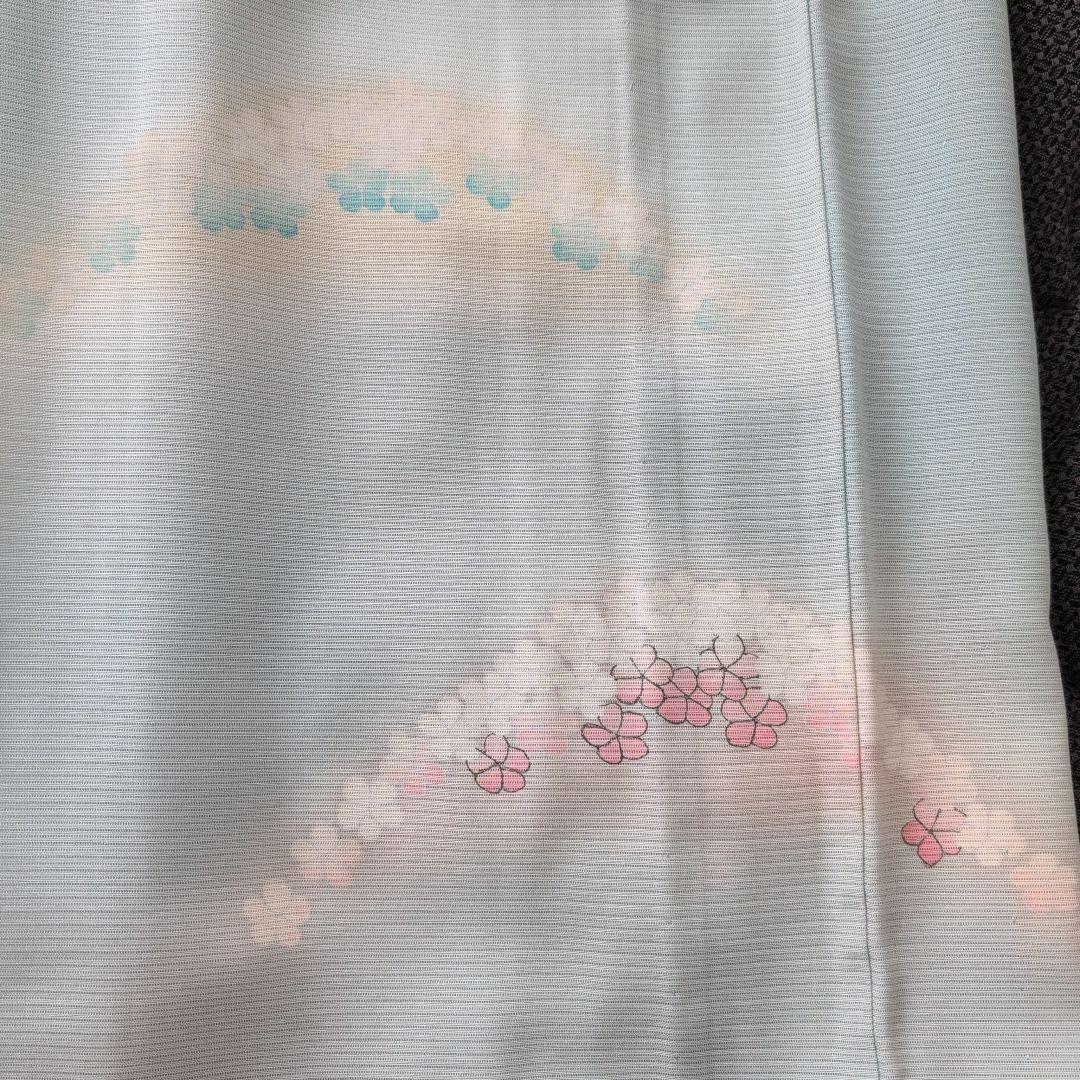 夏物　絽の訪問着　水色