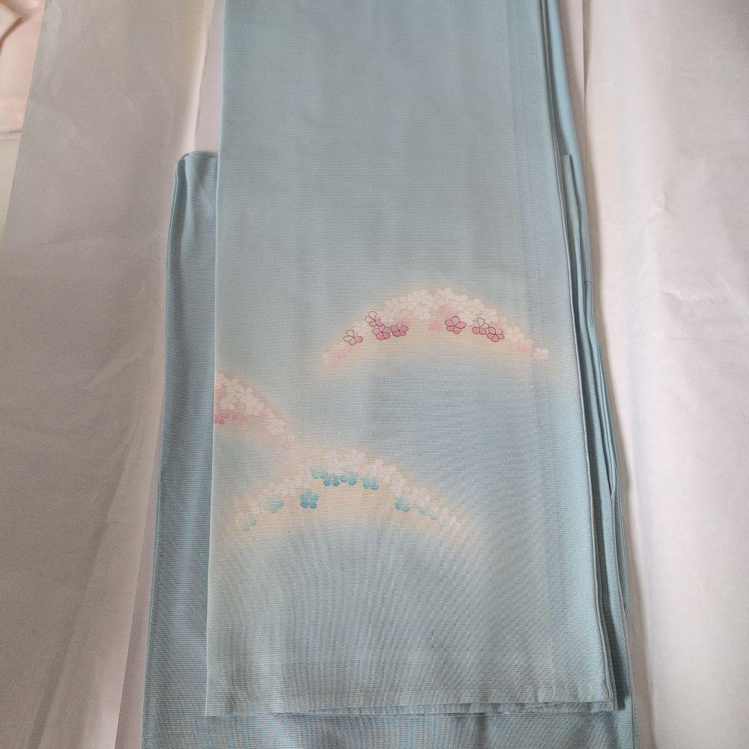 夏物　絽の訪問着　水色