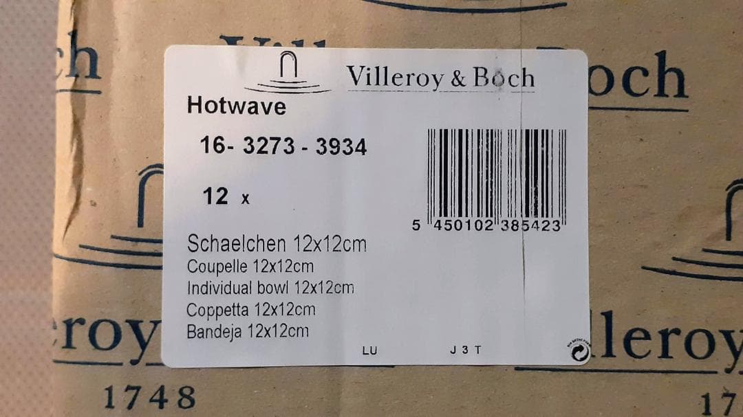 新品 Villeroy&Boch ビレロイ＆ボッホ ニューウェーブ 12枚