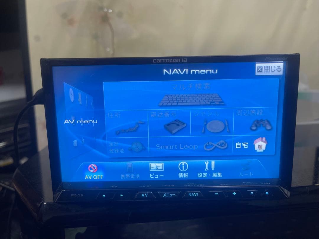 カロッツエリア AVIC-ZH07 カーナビ