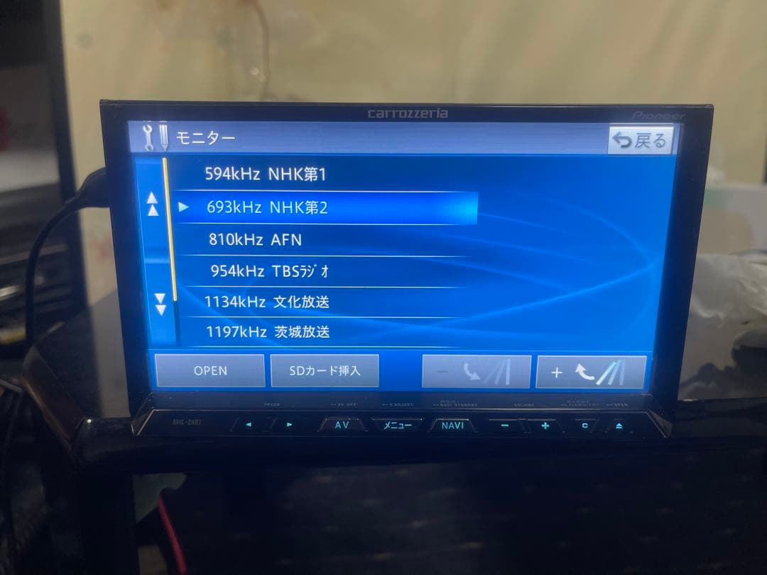 カロッツエリア AVIC-ZH07 カーナビ