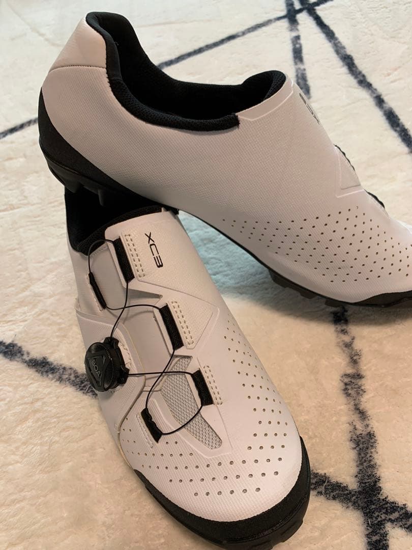 「美品」SHIMANO XC3 ホワイト 44 US10 27.8cm ワイド