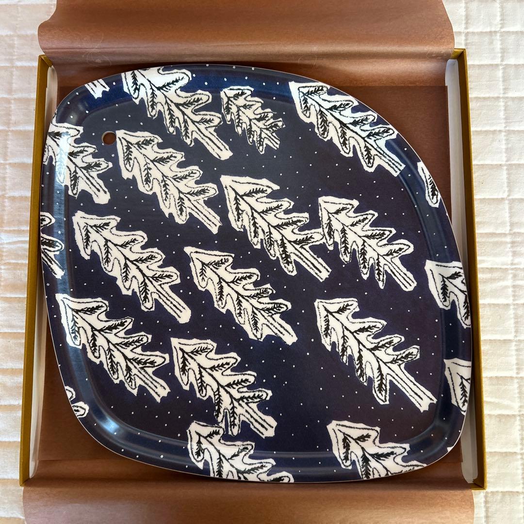 ミナペルホネン　candle スノーキャンドル　トレイ　トレー　菱形