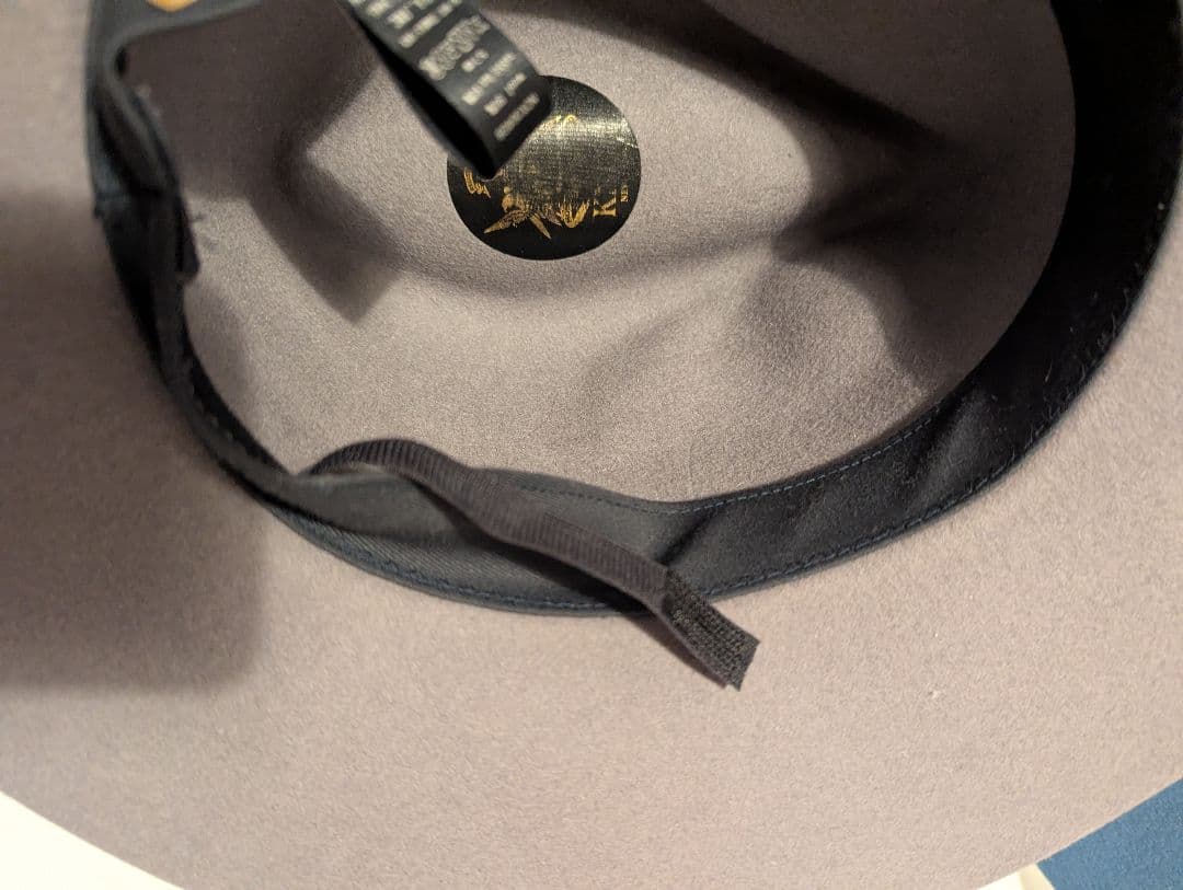 2つセット価格☆CA4LA ウールフェルトハット 57cm グレー＆ブルー