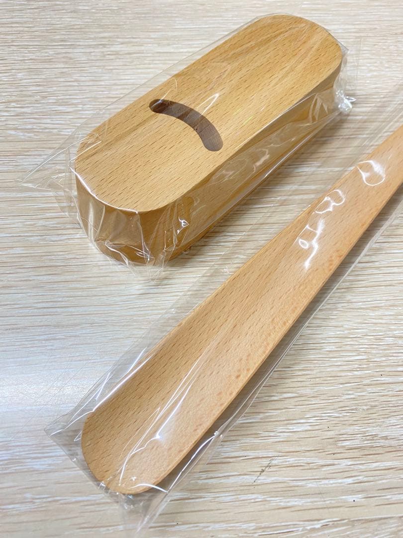 【限定品】カリモク製シューホーン／木製靴べら／日本製／カリモク家具／ブナ／ビーチ