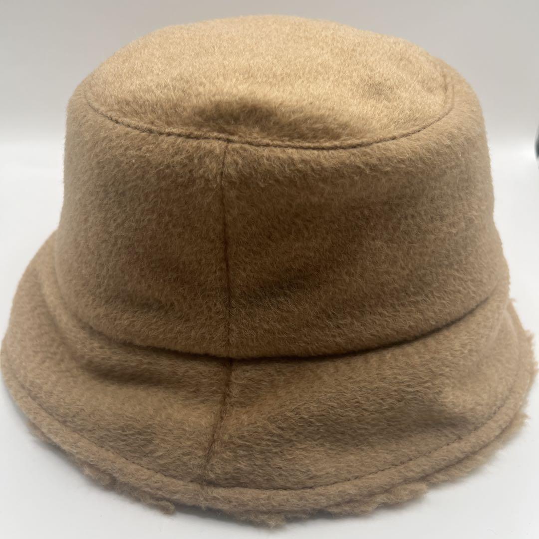 タグ付✨Max Mara マックスマーラ ハット　テディベア バケハ キャメル