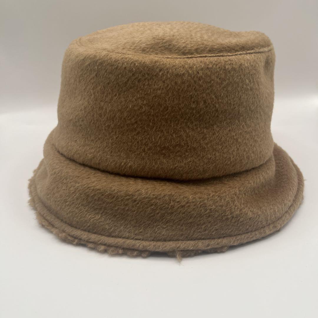 タグ付✨Max Mara マックスマーラ ハット　テディベア バケハ キャメル
