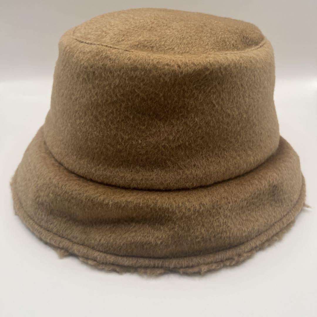 タグ付✨Max Mara マックスマーラ ハット　テディベア バケハ キャメル
