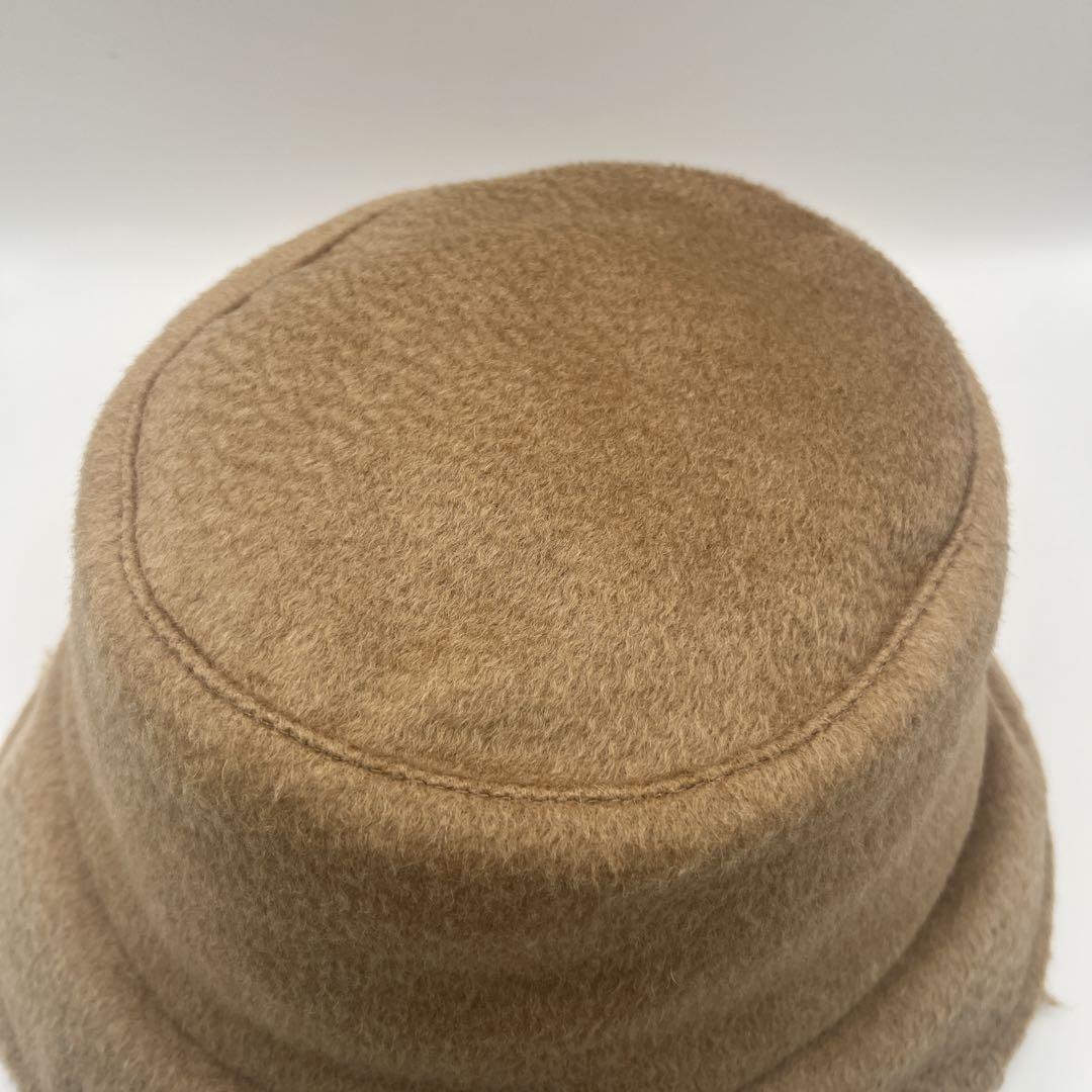 タグ付✨Max Mara マックスマーラ ハット　テディベア バケハ キャメル