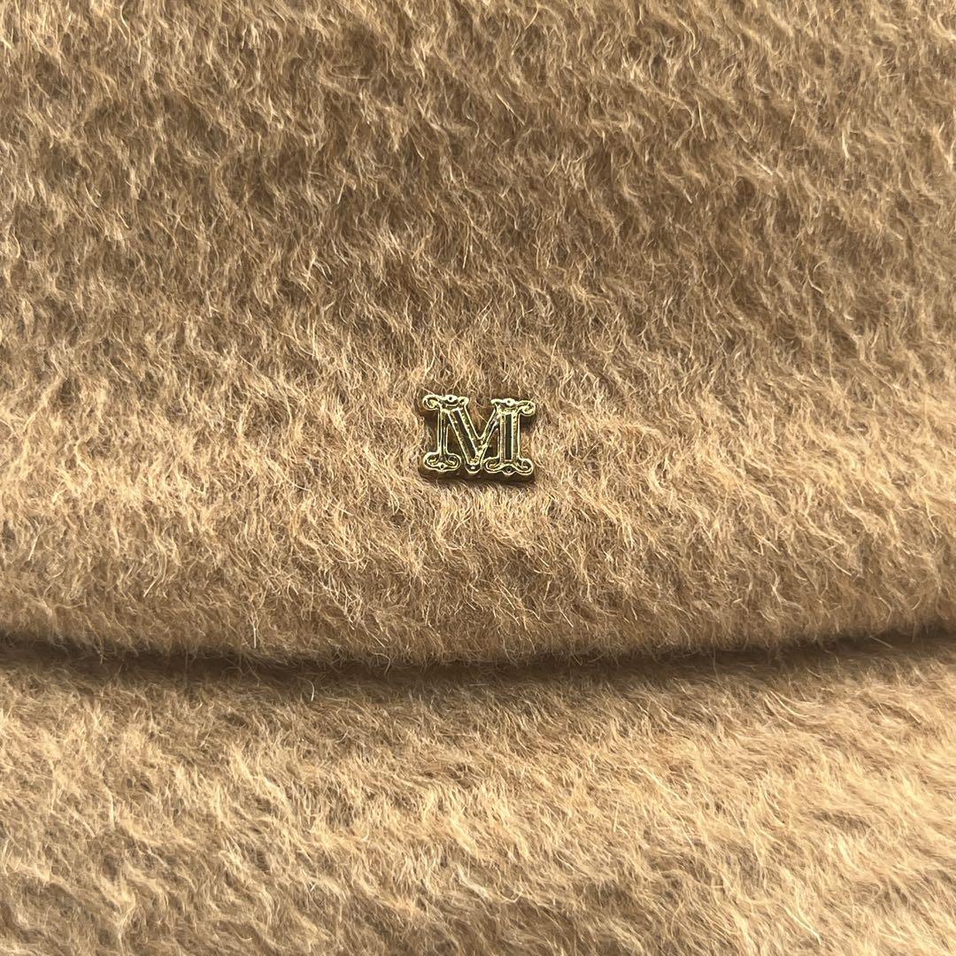 タグ付✨Max Mara マックスマーラ ハット　テディベア バケハ キャメル