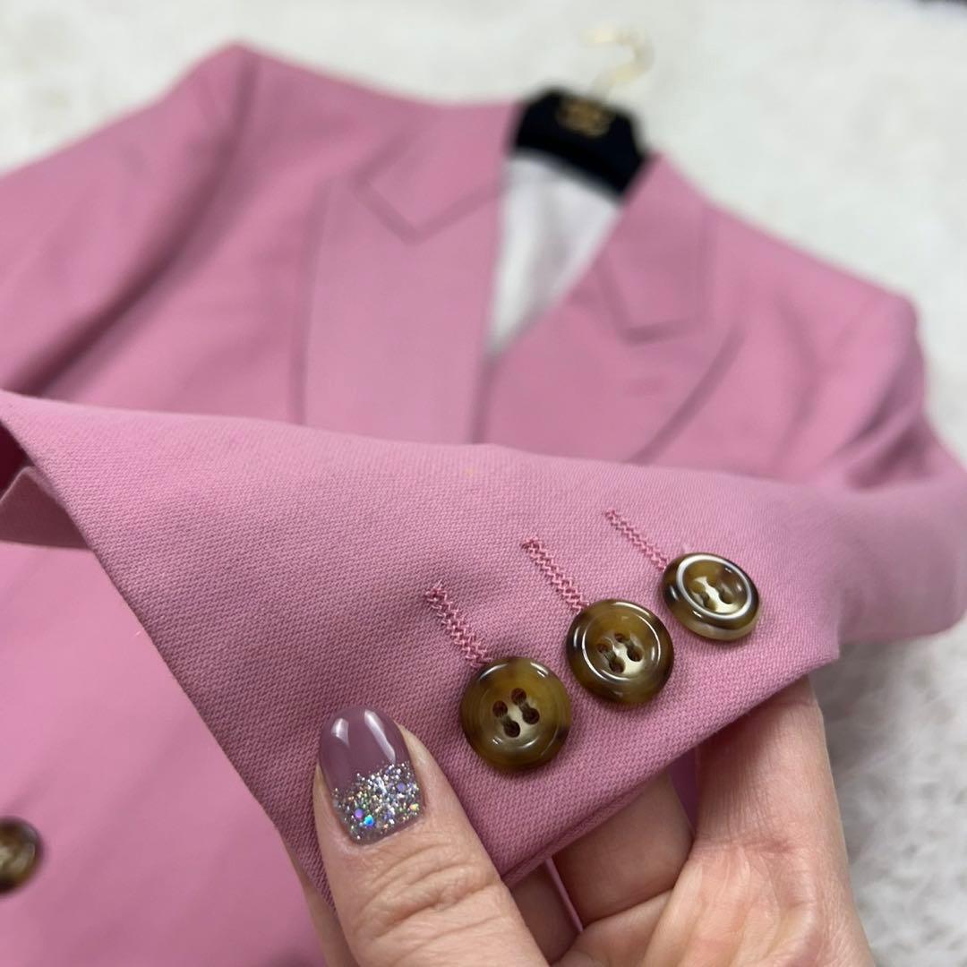 E357 新品未使用 L ジュンメン 3Pセット 刺繍 ダブル スーツ メンズ