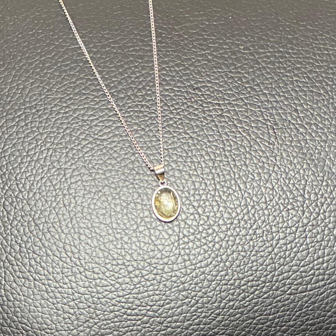 【ルチルクォーツネックレス】霊力いれてます！金運効果やばすぎる…