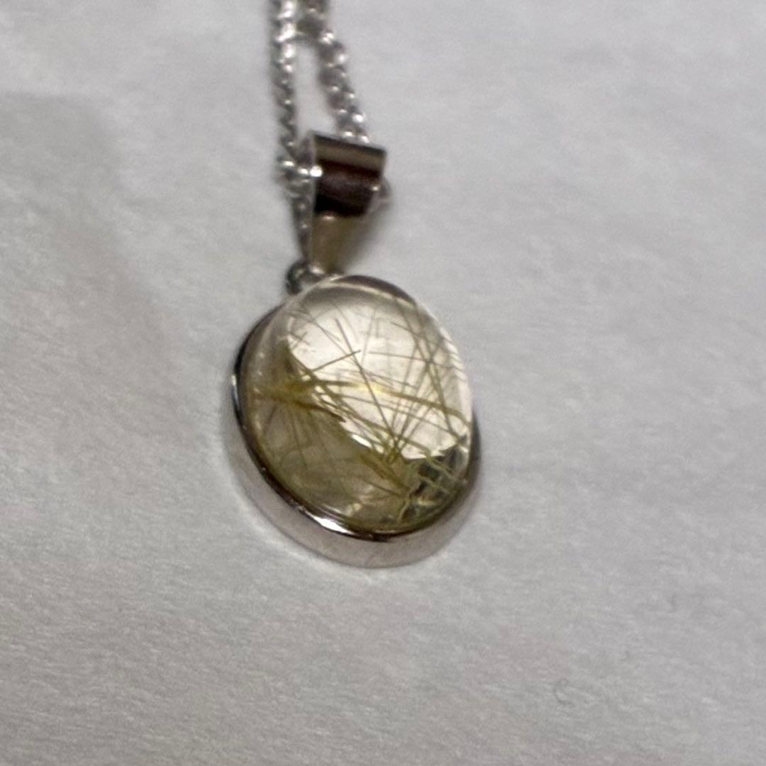 【ルチルクォーツネックレス】霊力いれてます！金運効果やばすぎる…