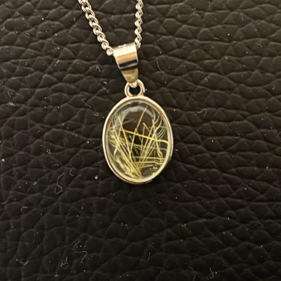 【ルチルクォーツネックレス】霊力いれてます！金運効果やばすぎる…