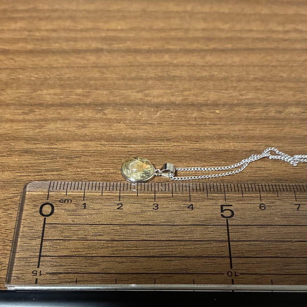 【ルチルクォーツネックレス】霊力いれてます！金運効果やばすぎる…