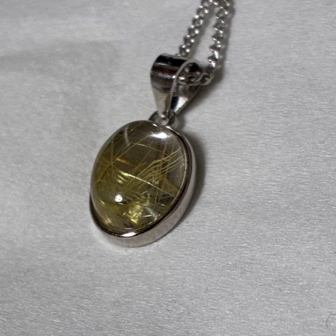 【ルチルクォーツネックレス】霊力いれてます！金運効果やばすぎる…