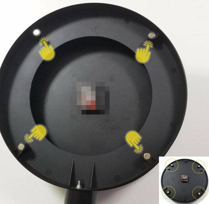 両面掛け時計 manbo 文字盤の直径37.9cm 非電波