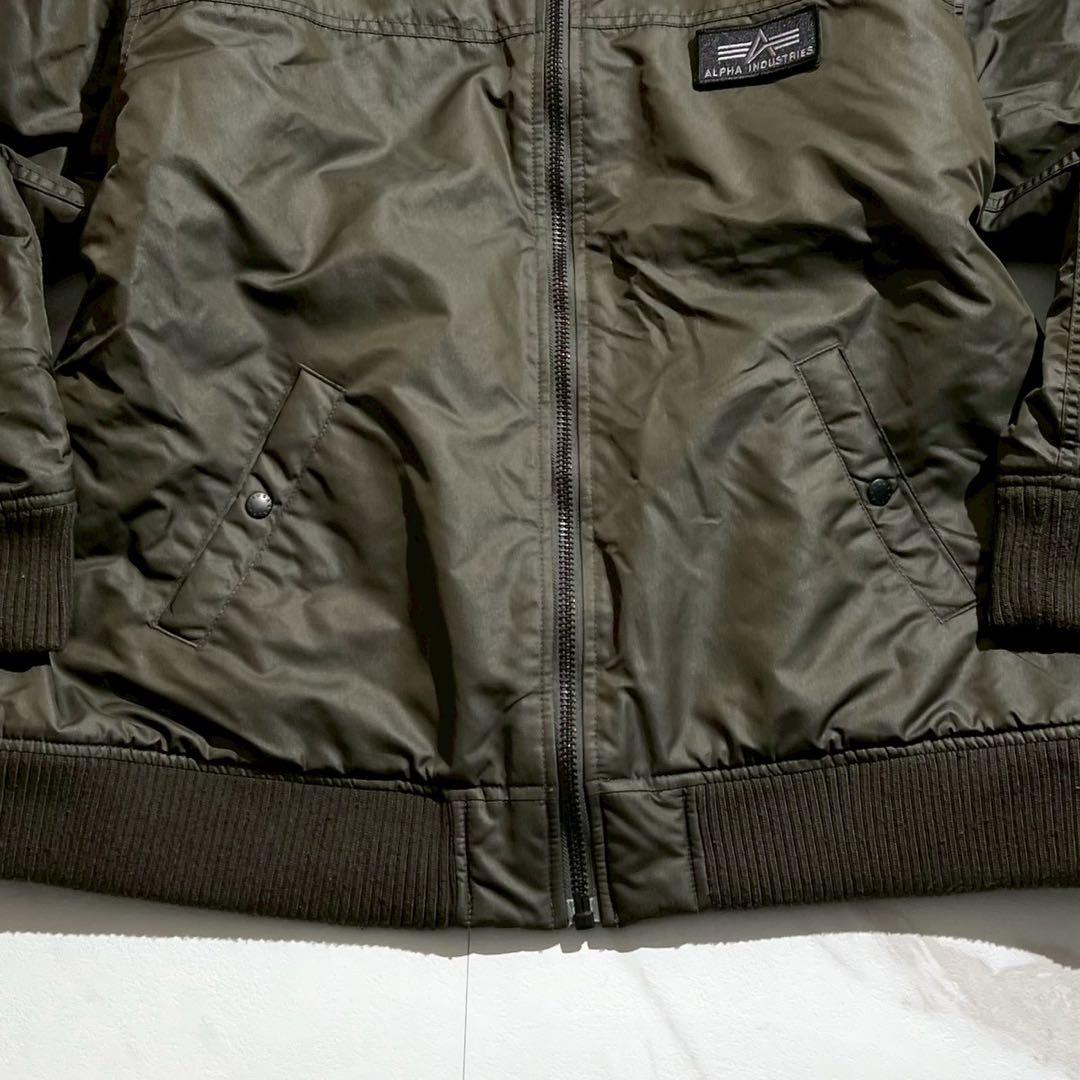 美品✨希少サイズ 5L ALPHA アルファ MA-1 フライトジャケット