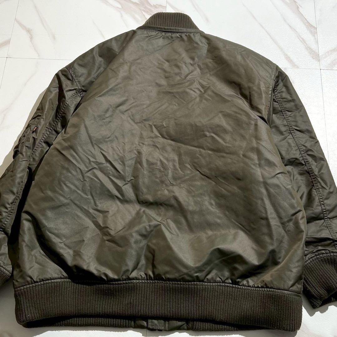 美品✨希少サイズ 5L ALPHA アルファ MA-1 フライトジャケット