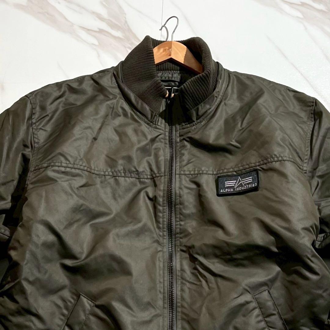 美品✨希少サイズ 5L ALPHA アルファ MA-1 フライトジャケット