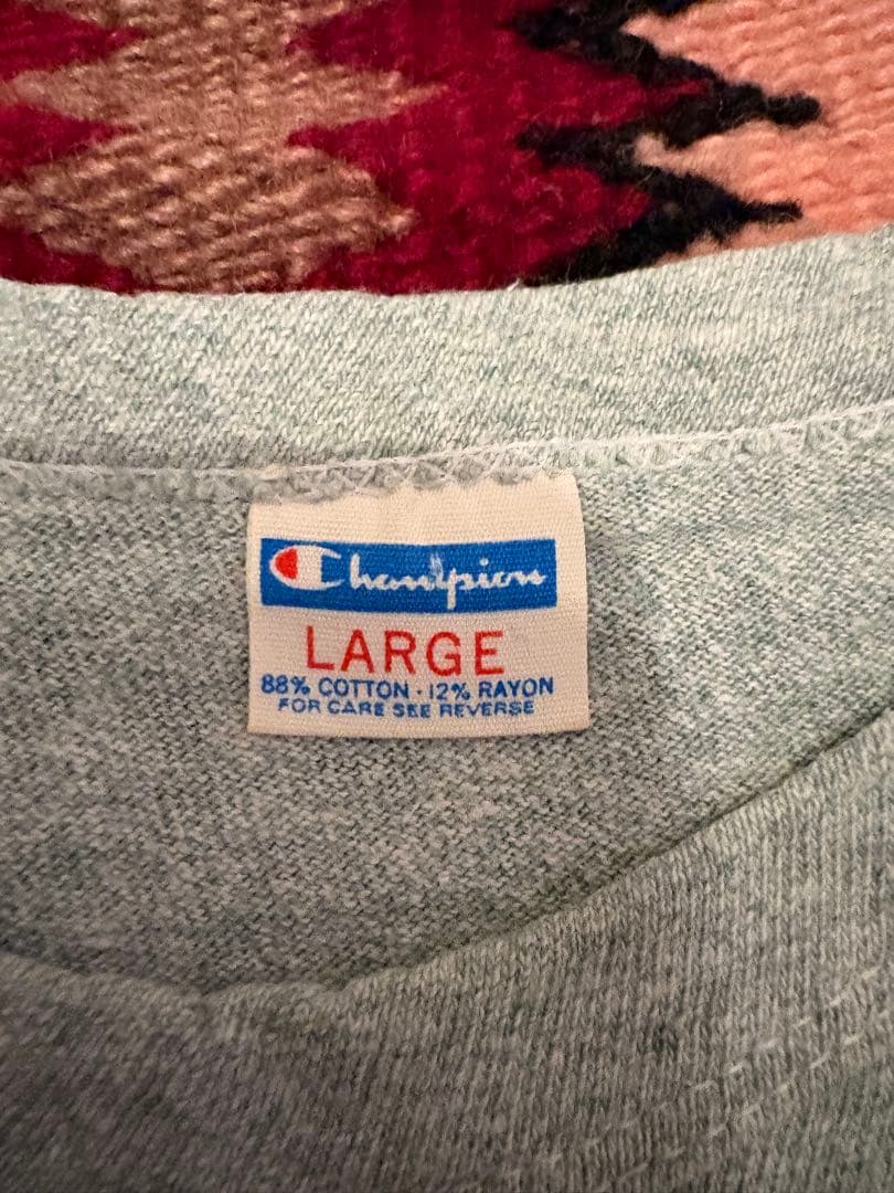 70s チャンピオン　ヴィンテージ　スヌーピー染み込みプリント